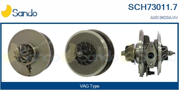 Core assembly, turbocharger (SCH73011.7)