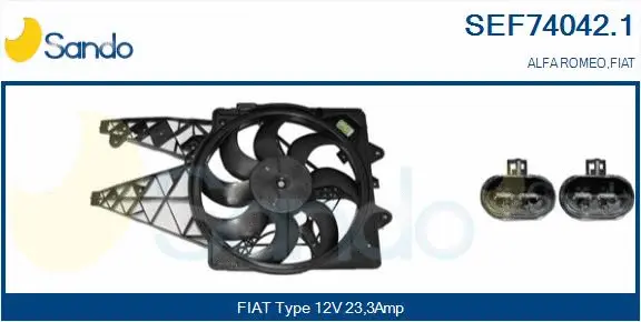 Electric Motor, radiator fan (SEF74042.1)