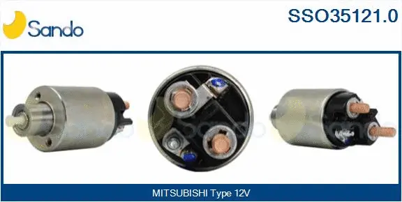 Solenoid Switch, starter (SSO35121.0)