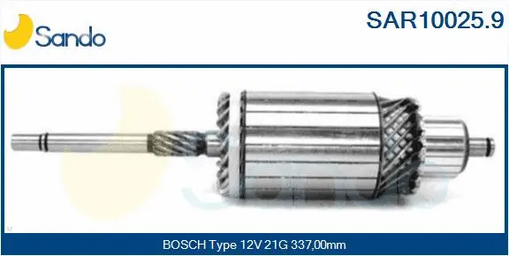 Armature, starter (SAR10025.9)