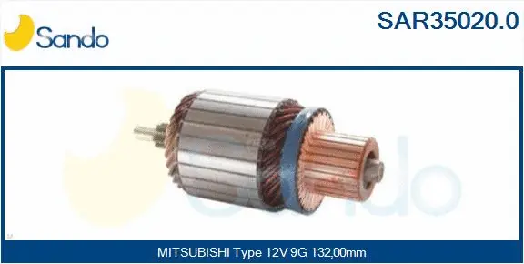 Armature, starter (SAR35020.0)