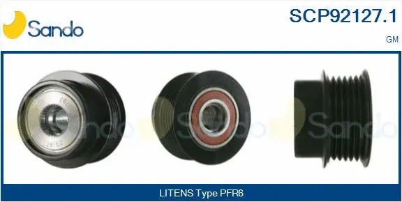 Belt Pulley, alternator (SCP92127.1)