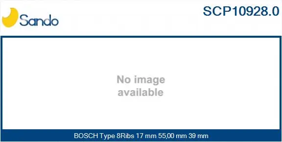 Belt Pulley, alternator (SCP10928.0)