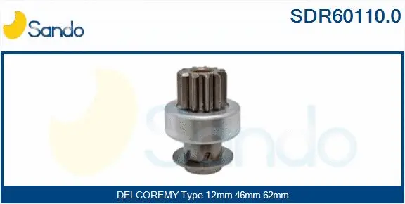 Pinion, starter (SDR60110.0)