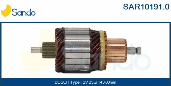 Armature, starter (SAR10191.0)