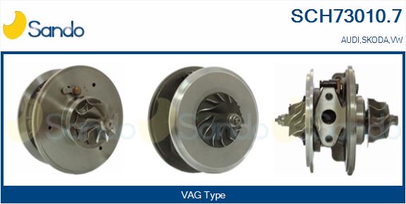 Core assembly, turbocharger (SCH73010.7)