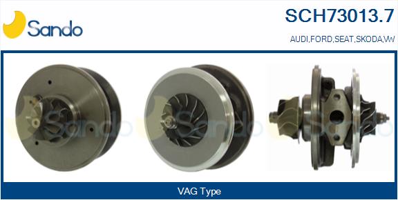 Core assembly, turbocharger (SCH73013.7)