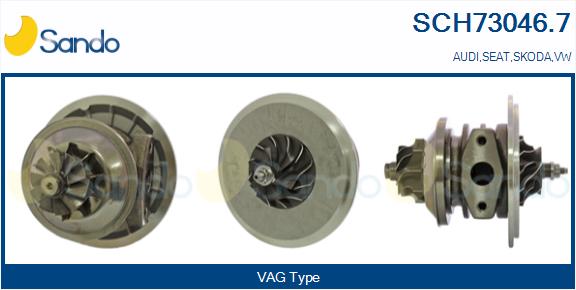 Core assembly, turbocharger (SCH73046.7)