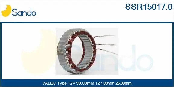 Stator, alternator (SSR15017.0)