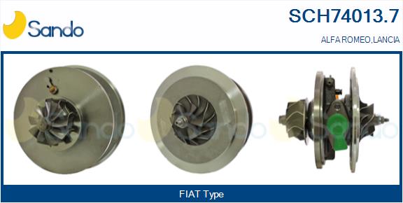 Core assembly, turbocharger (SCH74013.7)