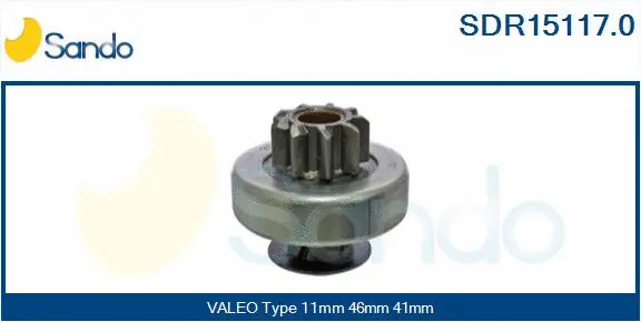 Pinion, starter (SDR15117.0)
