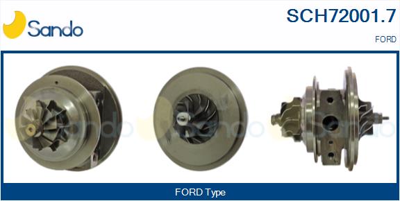 Core assembly, turbocharger (SCH72001.7)