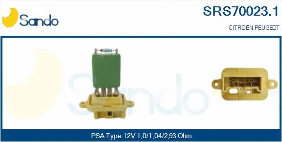 Resistor, interior blower (SRS70023.1)