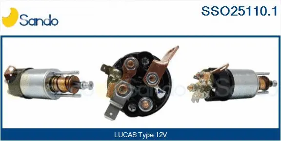 Solenoid Switch, starter (SSO25110.1)