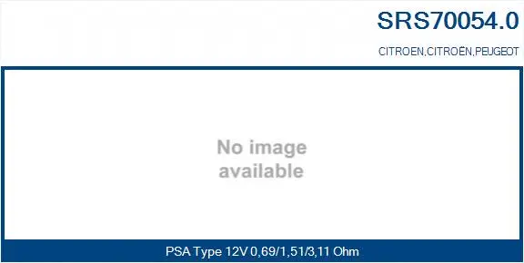 Resistor, interior blower (SRS70054.0)