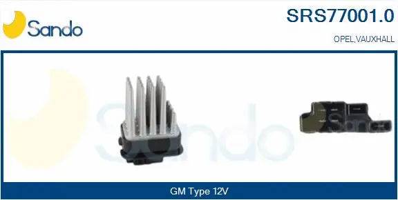 Resistor, interior blower (SRS77001.0)