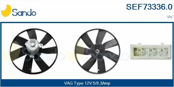 Fan, engine cooling (SEF73336.0)