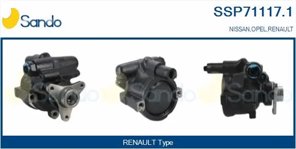 Hydraulic Pump, steering (SSP71117.1)