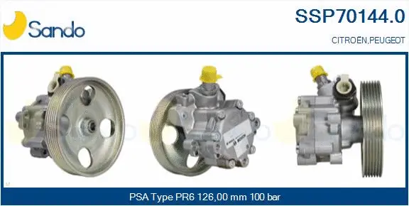 Hydraulic Pump, steering (SSP70144.0)
