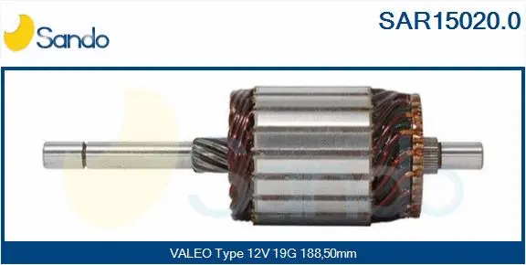Armature, starter (SAR15020.0)