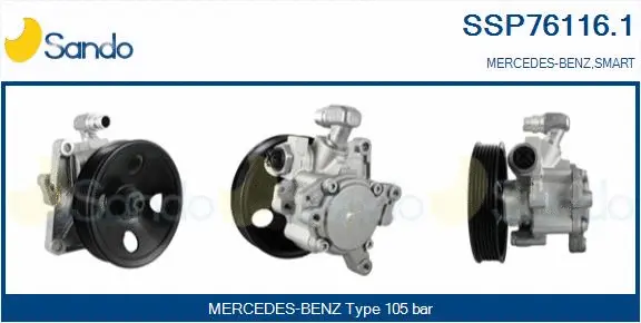 Hydraulic Pump, steering (SSP76116.1)