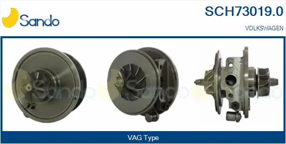 Core assembly, turbocharger (SCH73019.0)