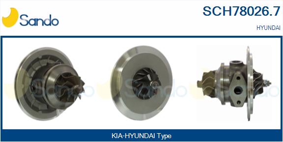 Core assembly, turbocharger (SCH78026.7)