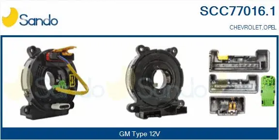 Clockspring, airbag (SCC77016.1)