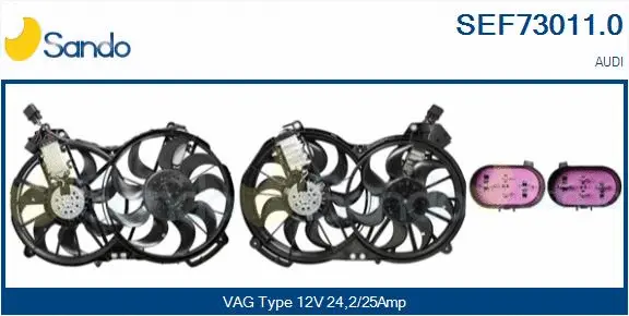 Electric Motor, radiator fan (SEF73011.0)