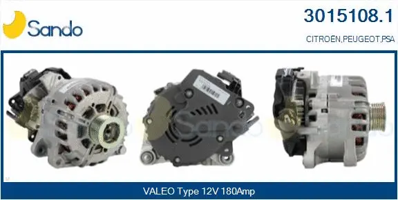Alternator, starter (3015108.1)