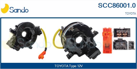 Clockspring, airbag (SCC86001.0)