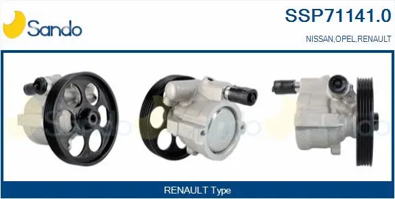 Hydraulic Pump, steering (SSP71141.0)