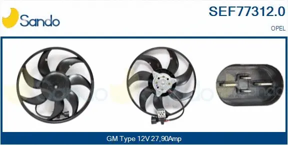 Fan, engine cooling (SEF77312.0)