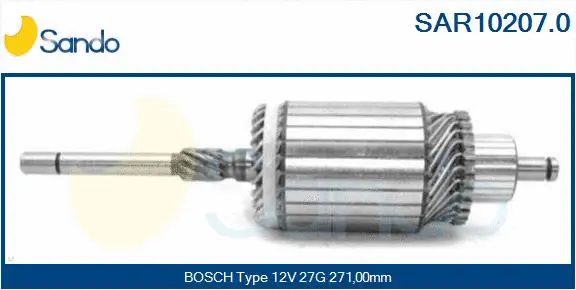 Armature, starter (SAR10207.0)