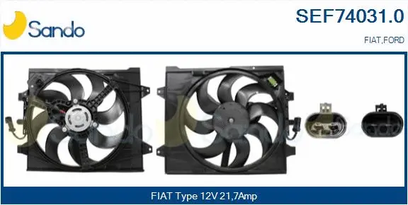 Electric Motor, radiator fan (SEF74031.0)