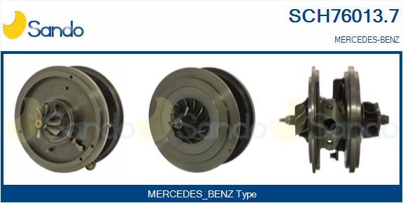 Core assembly, turbocharger (SCH76013.7)