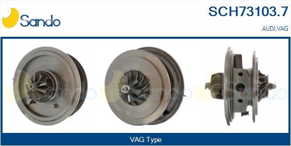 Core assembly, turbocharger (SCH73103.7)