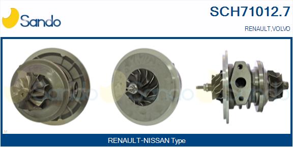 Core assembly, turbocharger (SCH71012.7)
