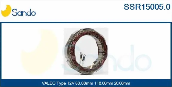 Stator, alternator (SSR15005.0)
