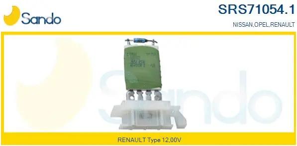 Resistor, interior blower (SRS71054.1)