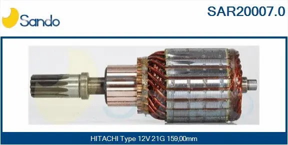 Armature, starter (SAR20007.0)