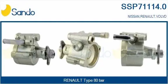 Hydraulic Pump, steering (SSP71114.0)