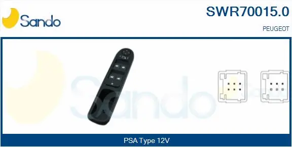 Switch, window regulator (SWR70015.0)