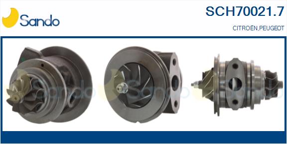 Core assembly, turbocharger (SCH70021.7)