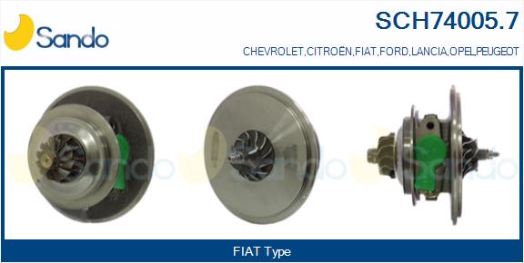 Core assembly, turbocharger (SCH74005.7)