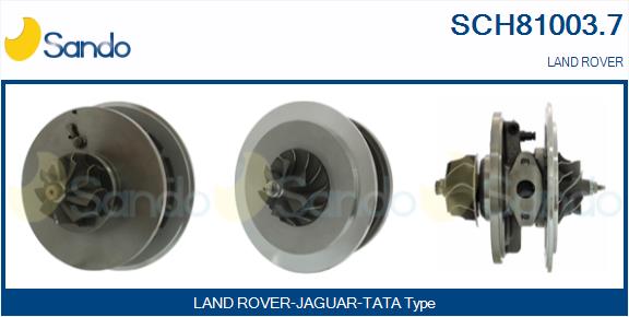 Core assembly, turbocharger (SCH81003.7)