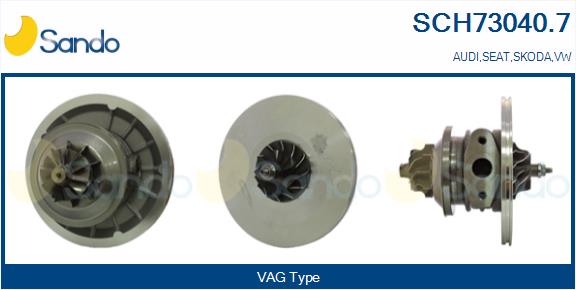 Core assembly, turbocharger (SCH73040.7)