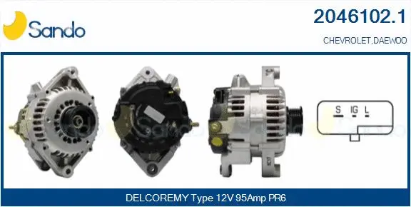 Alternator (2046102.1)