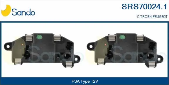 Resistor, interior blower (SRS70024.1)