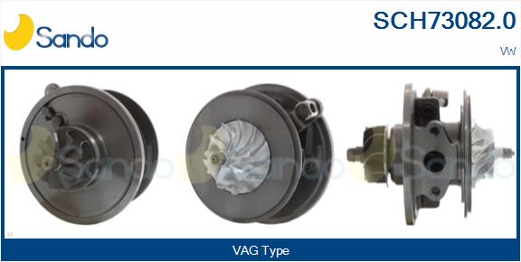 Core assembly, turbocharger (SCH73082.0)